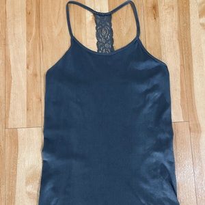 Grey lack back Coobie tank top
